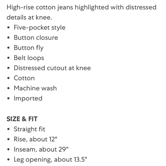 Danielle High-Rise Straight-Fit Jeans WeWoreWhat - Picture 5 of 6